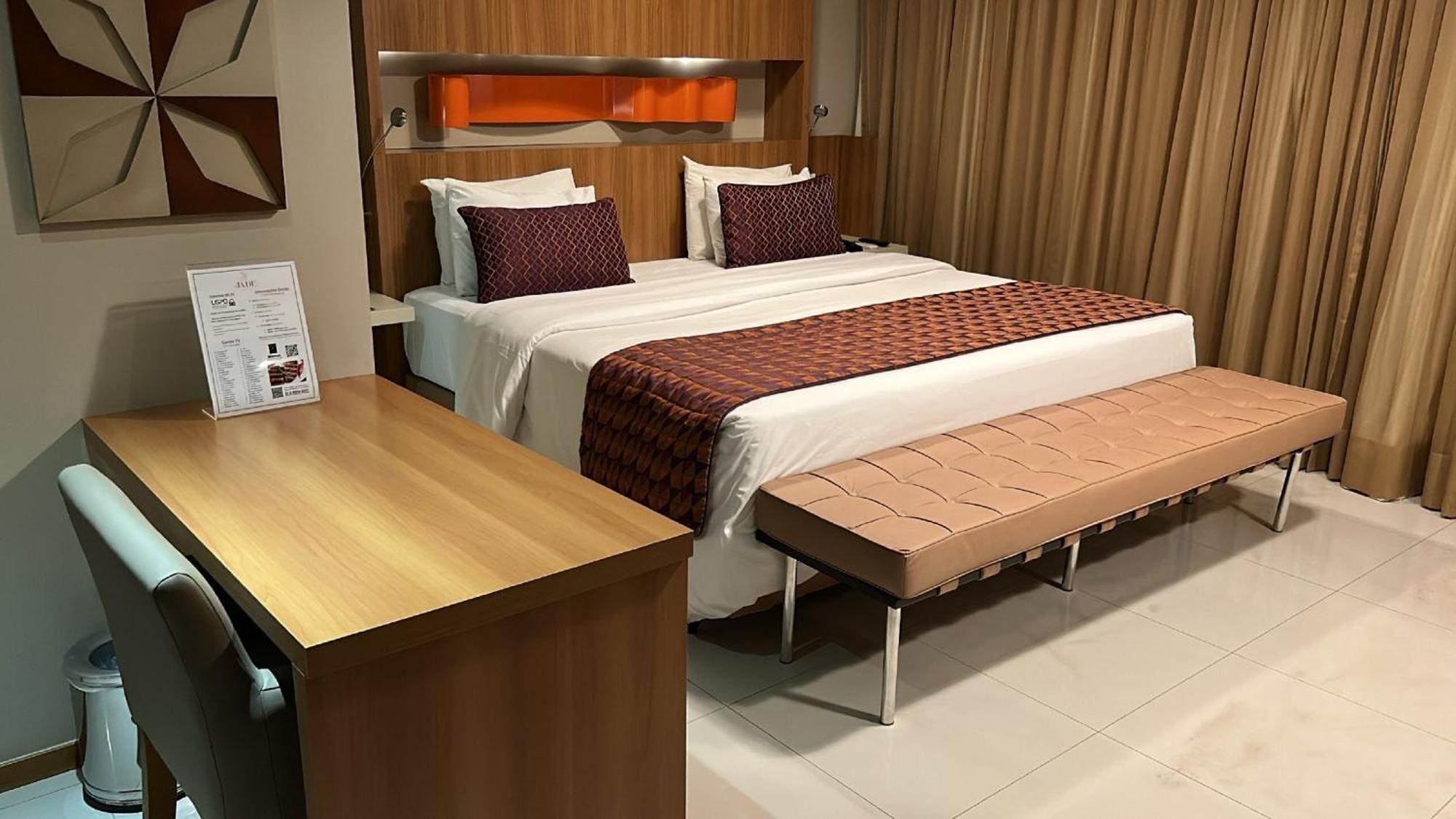 Jade Hotel Brasilia Candangolandia ภายนอก รูปภาพ A bedroom at the hotel